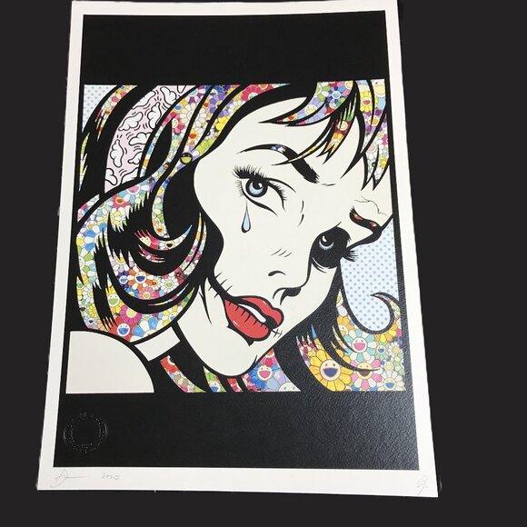 Death NYC - 2020 Lichtenstein - Murakami Flowers - Signed A/P